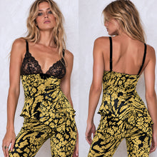 Load image into Gallery viewer, Second Skin Lace Velvet Burnout Camisole