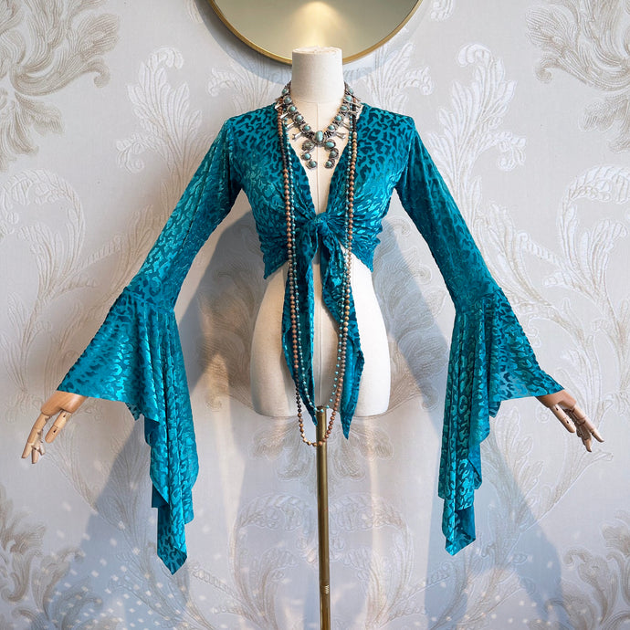 Dare My Wild Heart (Cascade Tie-Top) Turquoise