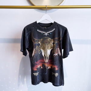 OOAK Buffalo Dance Upcycled Vintage T-Shirt