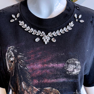 OOAK Wild Horses Upcycled Vintage T-Shirt