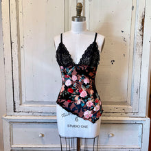 Load image into Gallery viewer, Second Skin Lace Velvet Burnout Camisole