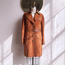 Load image into Gallery viewer, Luxury COACH Western Suede Trench