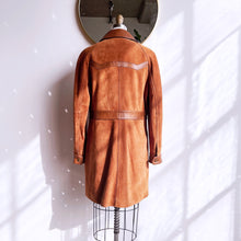 Load image into Gallery viewer, Luxury COACH Western Suede Trench