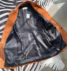 Luxury COACH Western Suede Trench