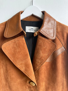 Luxury COACH Western Suede Trench