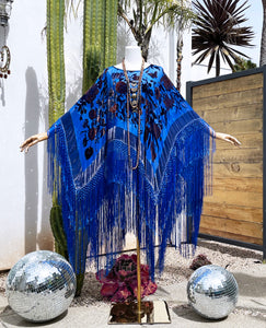 Royalty Poncho (Extra Fringe)