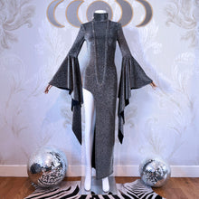 Load image into Gallery viewer, I FEEL LOVE — High Slit Cascade Sleeve Dress