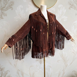 Cowgirl in the Sand (Chocolate Brown with Wood Beads)