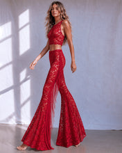 Load image into Gallery viewer, All Shook Up (Lace Flares with Fringe)