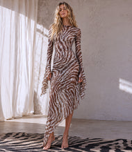 Load image into Gallery viewer, Looking for Adventure (Asymmetrical Maxi Dress)