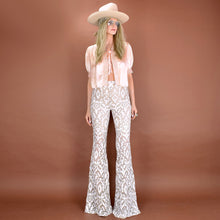 Load image into Gallery viewer, Leather and Lace (IVORY/NUDE + BLACK/BLACK)