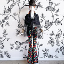 Load image into Gallery viewer, Bohemian Rhapsody (Turq/Orange Embroidered Flares)