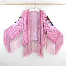 Load image into Gallery viewer, Where the Wild Roses Grow (Short Kimono)