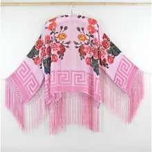 Load image into Gallery viewer, Where the Wild Roses Grow (Short Kimono)