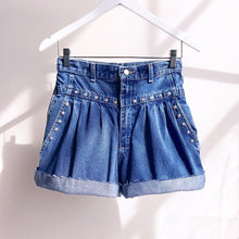 Load image into Gallery viewer, Blue Jean Baby (Gathered Pleats)