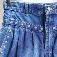 Load image into Gallery viewer, Blue Jean Baby (Gathered Pleats)
