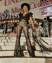 Load image into Gallery viewer, Leather and Lace (IVORY/NUDE + BLACK/BLACK)