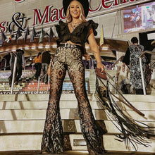 Load image into Gallery viewer, Leather and Lace (IVORY/NUDE + BLACK/BLACK)
