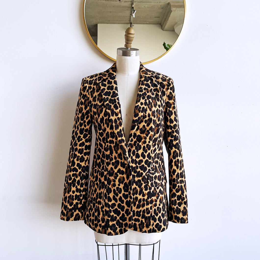 FRAME Classic Blazer in Cheetah