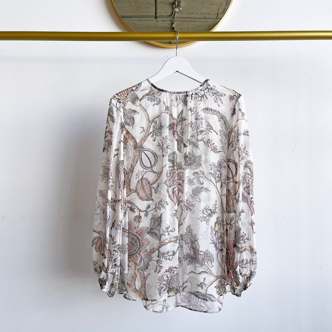 Zimmermann Silk Chiffon Blouse