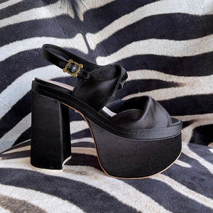Vivienne Westwood Satin Coronation Platforms