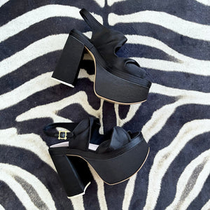 Vivienne Westwood Satin Coronation Platforms