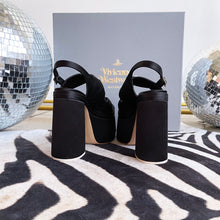 Load image into Gallery viewer, Vivienne Westwood Satin Coronation Platforms