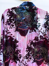 Load image into Gallery viewer, And yesterday I saw you kissing tiny flowers (Tie-Dye Violet Blues)