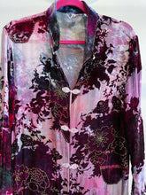 Load image into Gallery viewer, And yesterday I saw you kissing tiny flowers (Tie-Dye Violet Blues)