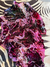 Load image into Gallery viewer, And yesterday I saw you kissing tiny flowers (Tie-Dye Violet Blues)