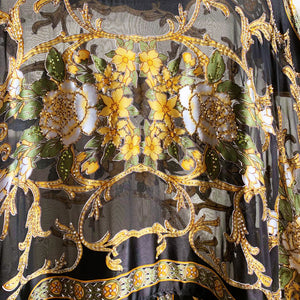 Just let the Lovin' take Ahold (Black Baroque Silk Burnout)