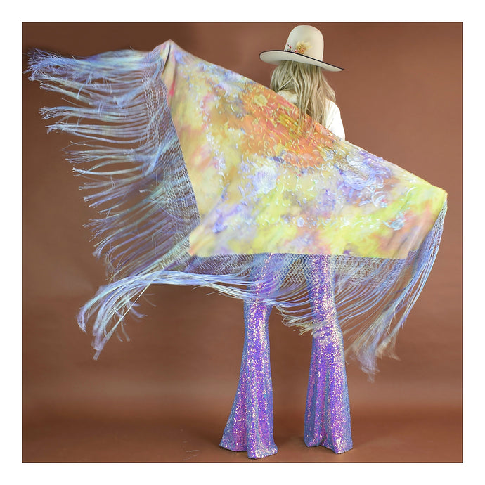 You see your Gypsy  (Lime/Lavendar/Orange/Blue Tie-Dye)