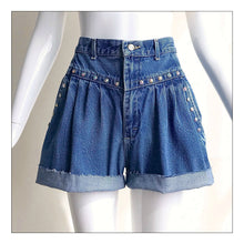 Load image into Gallery viewer, Blue Jean Baby (Gathered Pleats)