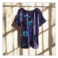 Load image into Gallery viewer, Lucy in the Sky with Diamonds (Purple/Turquoise)