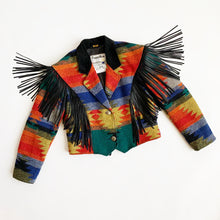 Load image into Gallery viewer, Under New Mexico Skies (Black Princess Seam Fringe)