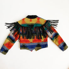 Load image into Gallery viewer, Under New Mexico Skies (Black Princess Seam Fringe)