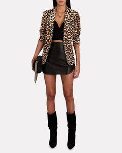 FRAME Classic Blazer in Cheetah