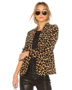 FRAME Classic Blazer in Cheetah