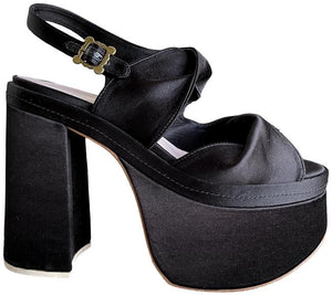Vivienne Westwood Satin Coronation Platforms